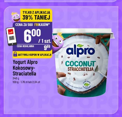 Jogurt roślinny Alpro kokosowy-stracciatella promocja w POLOmarket