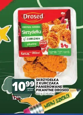 Skrzydełka z kurczaka panierowane pikantne Drosed promocja w Stokrotka