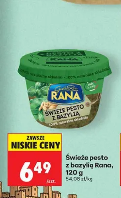 Świeże pesto z bazylią Giovanni Rana promocja w Biedronka
