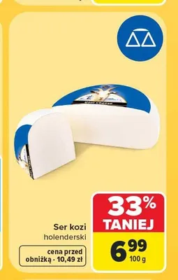 Ser kozi holenderski promocja w Carrefour