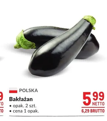 Bakłażan polski promocja w Makro