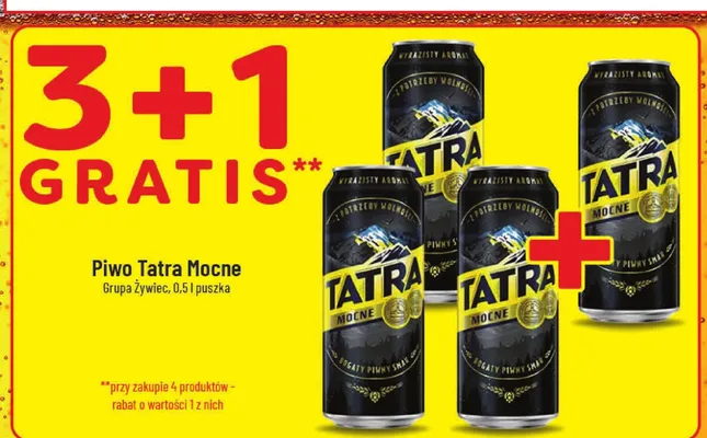 Piwo Tatra Mocne promocja w POLOmarket