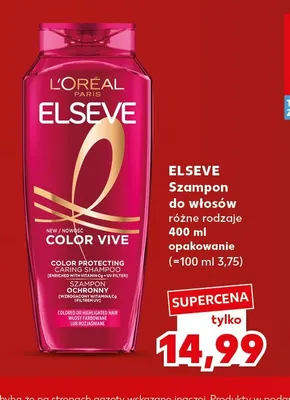 Szampon do włosów Elseve promocja w Kaufland