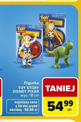 Figurka Toy Story Disney Pixar wys. 18 cm promocja w Carrefour
