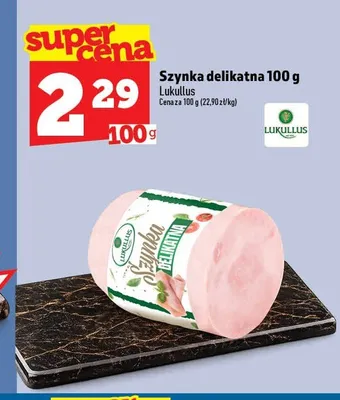Szynka delikatna Lukullus promocja w TOPAZ
