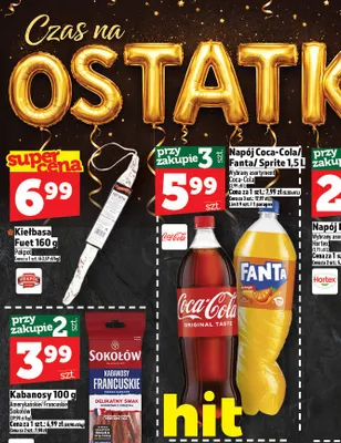 Kabanosy 100 g promocja w TOPAZ