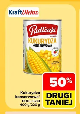 Kukurydza konserwowa Pudliszki promocja w Carrefour Market