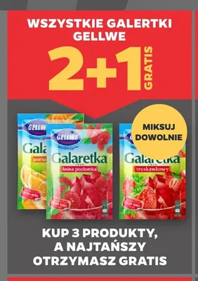 Galaretki Gellwe promocja w Netto