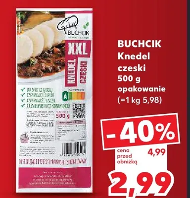 Knedel czeski Buchcik promocja w Kaufland