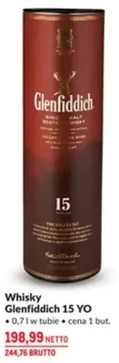 Whisky Glenfiddich 15 YO promocja w Makro