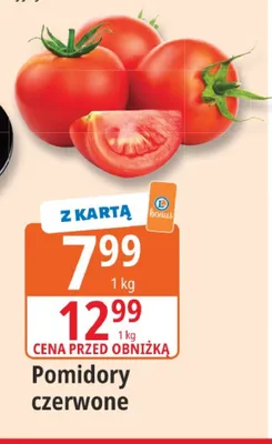 Pomidory czerwone promocja w Leclerc