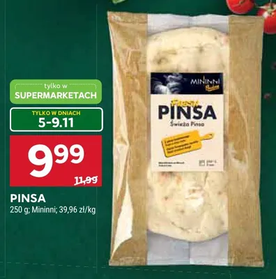 Pinsa Mininni promocja w Stokrotka