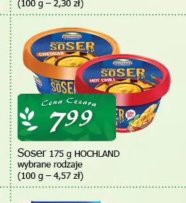 Soser Hochland promocja w CEZAR Delikatesy