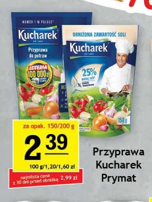 Przyprawa do potraw Kucharek promocja w Gram Market