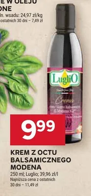 Krem z octu balsamicznego Modena promocja w Stokrotka
