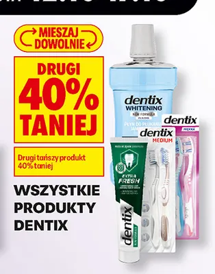 Szczoteczka do zębów Dentix Medium promocja w Biedronka