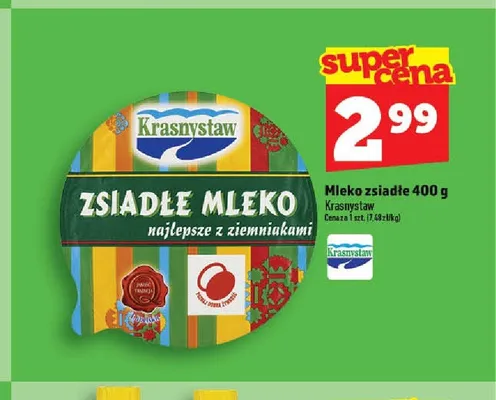 Mleko zsiadłe Krasnystaw promocja w TOPAZ