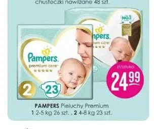 Pieluchy Pampers Premium Care 2 23-pak promocja w Drogerie Jasmin
