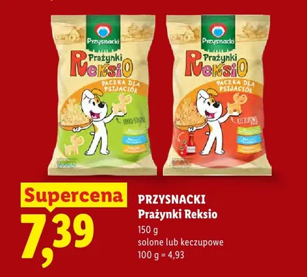 Prażynki Reksio keczupowe Przysnacki promocja w Lidl