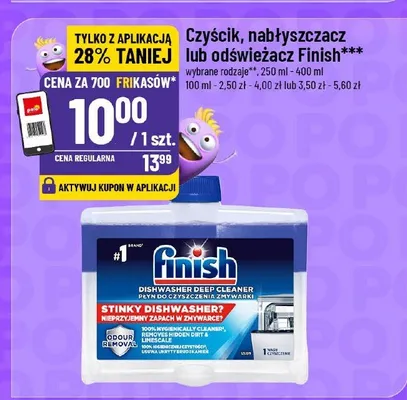 Czyścik, nabłyszczacz lub odświeżacz Finish promocja w POLOmarket