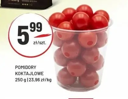 Pomidory koktajlowe promocja w Sedal