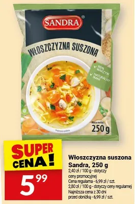 Włoszczyzna suszona promocja w Twój Market