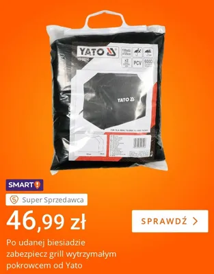 Pokrowiec na grill Yato promocja w Allegro