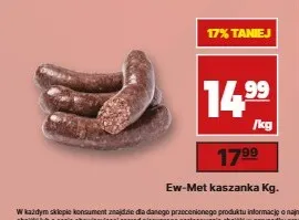 Kaszanka Ew-Met promocja w API Market