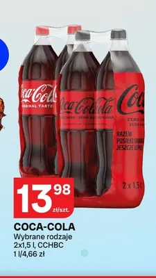 Napój gazowany Coca-Cola 2-pak promocja w Chorten