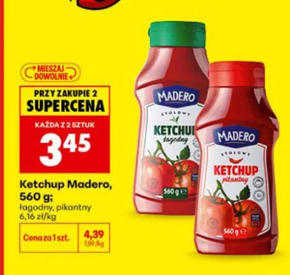 Ketchup pikantny Madero promocja w Biedronka