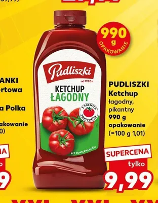 Ketchup pikantny Pudliszki promocja w Kaufland