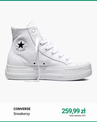 Sneakersy Converse promocja w Deichmann