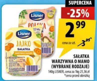 Sałatka warzywna o mamo promocja w Arhelan