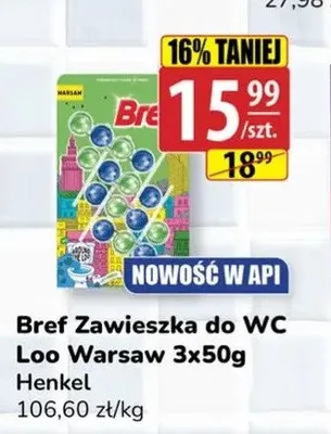 Zawieszka do WC Bref Loo Warsaw promocja w API Market