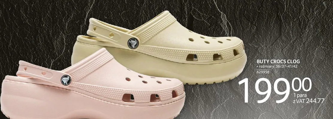 Buty Crocs Clog promocja w Selgros
