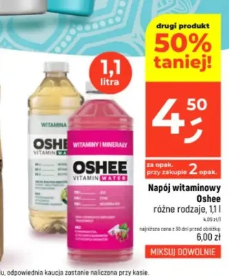 Napój witaminowy Oshee Witaminy i Minerały promocja w Dealz