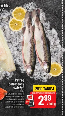 Pstrąg patroszony świeży promocja w POLOmarket