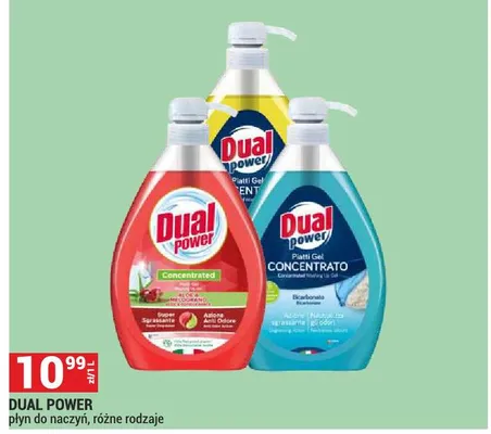 Płyn do naczyń Dual Power promocja w Merkury Market
