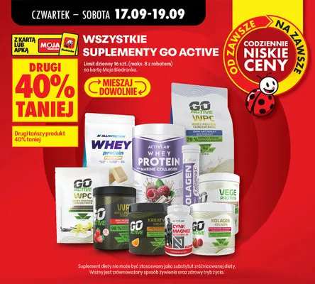 Odżywka białkowa Whey Protein with Marine Collagen Activlab promocja w Biedronka