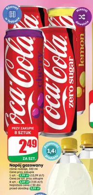 Napój gazowany Coca-Cola promocja w Dino