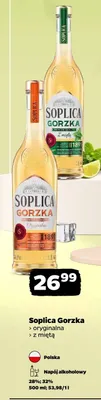Wódka Gorzka z miętą promocja w Netto