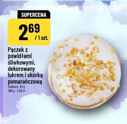 Pączek z powidłami śliwkowymi promocja w POLOmarket