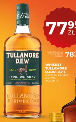 Whiskey Tullamore D.E.W. promocja w Duży Ben