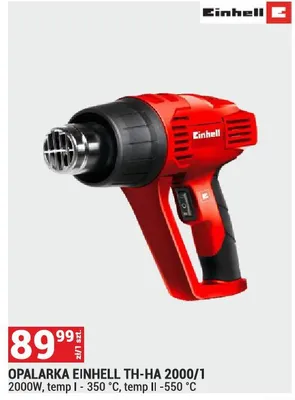 Opalarka Einhell TH-HA 2000/1 2000W promocja w Merkury Market