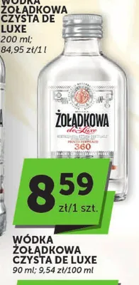 Wódka Żołądkowa Czysta de Luxe promocja w ABC