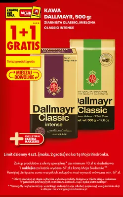 Kawa ziarnista Classic Dallmayr promocja w Biedronka