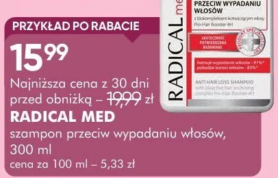 Szampon Radical Med szampon przeciw wypadaniu włosów promocja w Makro