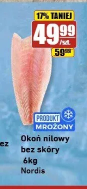 Okoń nilowy bez skóry Nordis promocja w API Market