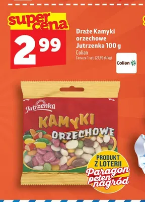 Draże Kamyki orzechowe Jutrzenka promocja w TOPAZ