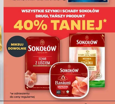 Szynki i schaby Sokołów promocja w Netto